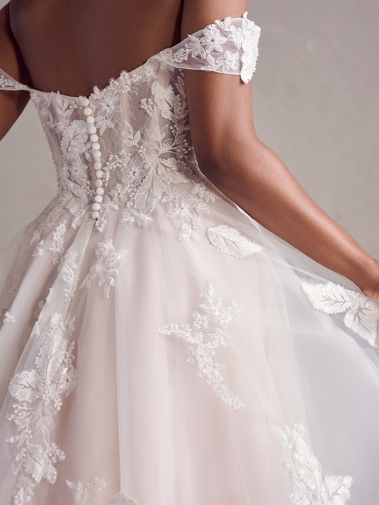 Rebecca Ingram Janice A Line Wedding Dress 24RN159A01 Alt52 BLS