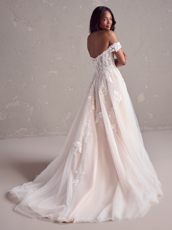 Rebecca Ingram Janice A Line Wedding Dress 24RN159A01 Alt53 BLS